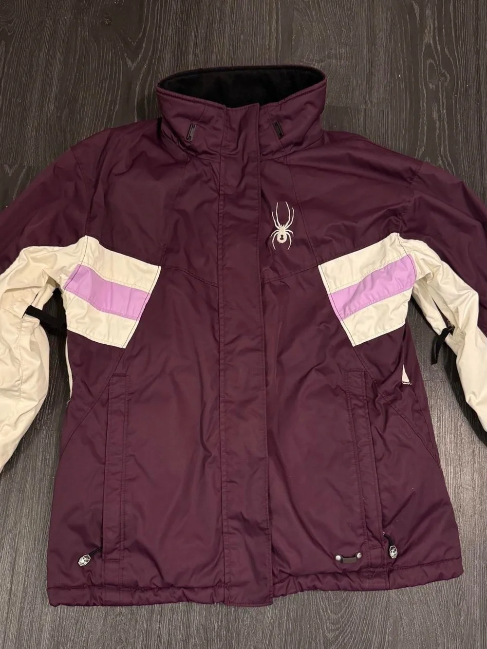 Girls Purple Spyder Snow Winter Coat Jacket Size 16